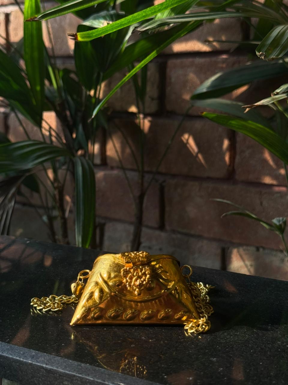 Mini Gold clutch