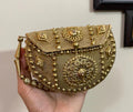 Golden Indian clutch