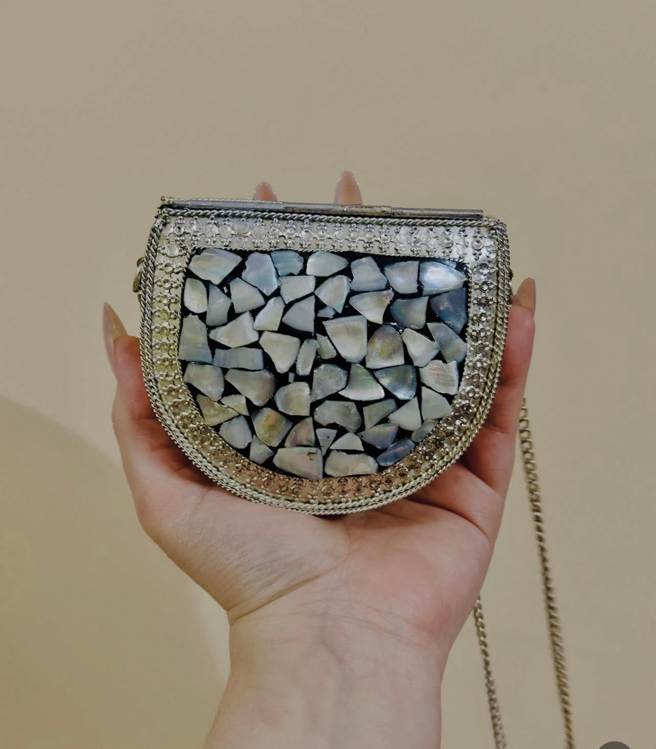 Black Indian Clutch