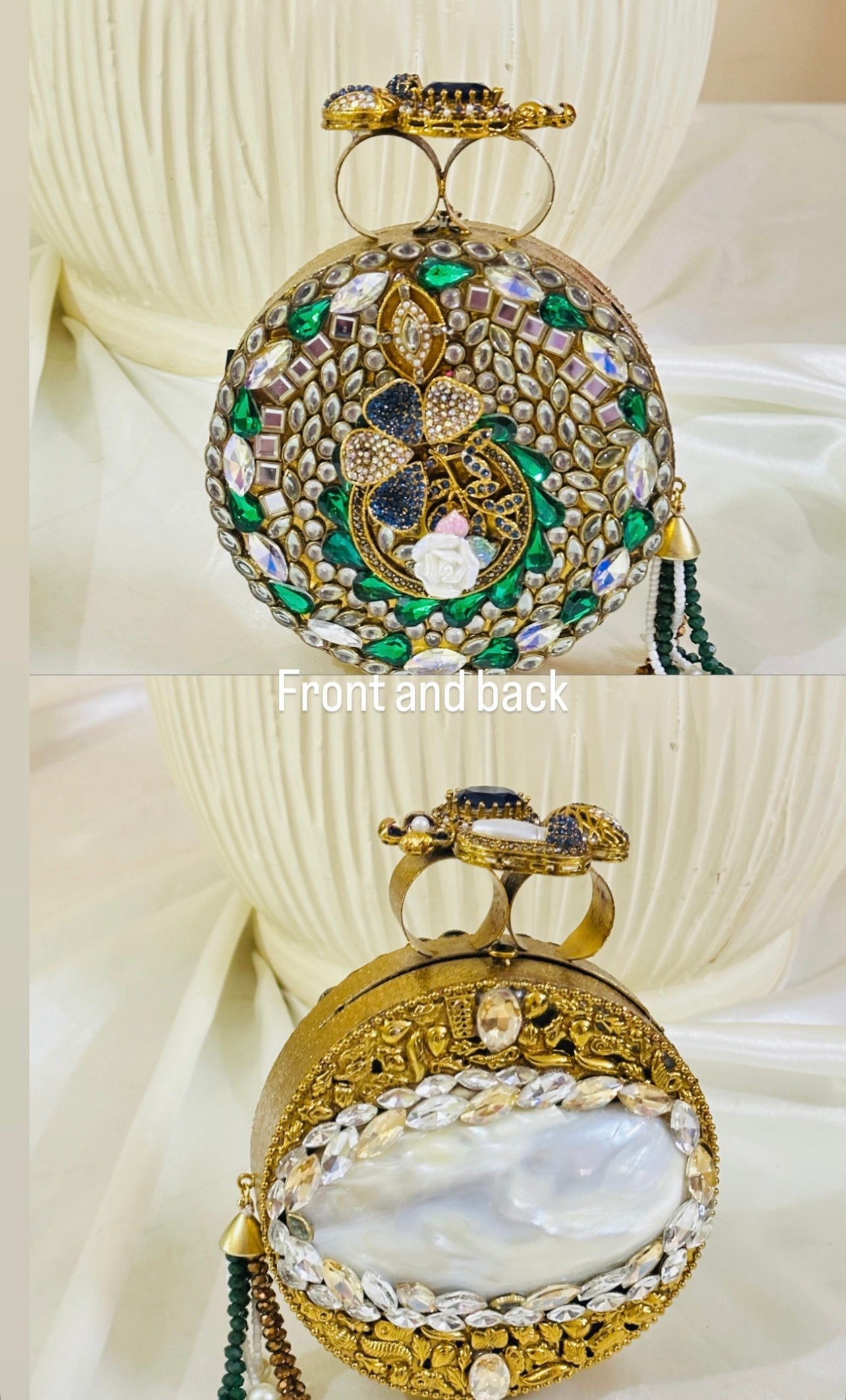 Green Turkish clutch